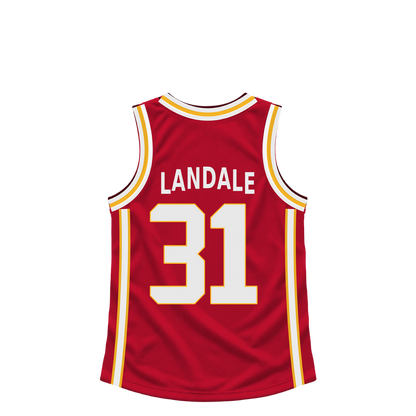 Atlanta Hawks jersey keychain — Jock Landale #31. Exact saved player artwork preview.