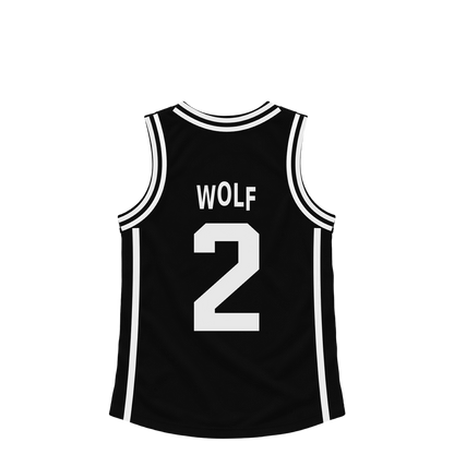 Brooklyn Nets jersey keychain — Danny Wolf #2. Exact saved player artwork preview.