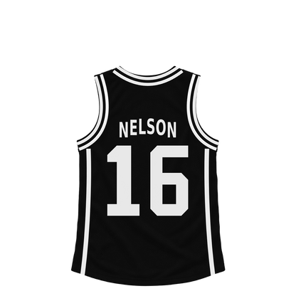 Brooklyn Nets jersey keychain — Grant Nelson #16. Exact saved player artwork preview.