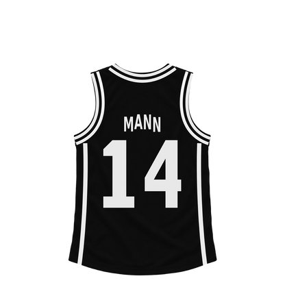 Brooklyn Nets jersey keychain — Terance Mann #14. Exact saved player artwork preview.