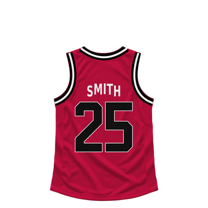 Chicago Bulls jersey keychain — Jalen Smith #25. Exact saved player artwork preview.
