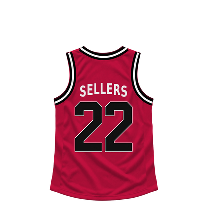 Chicago Bulls jersey keychain — Jaylin Sellers #22. Exact saved player artwork preview.