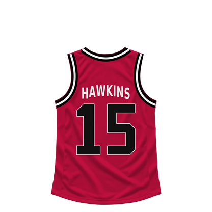 Chicago Bulls jersey keychain — Jordan Hawkins #15. Exact saved player artwork preview.