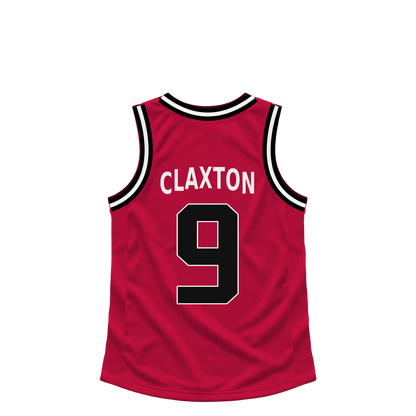 Chicago Bulls jersey keychain — Nic Claxton #9. Exact saved player artwork preview.