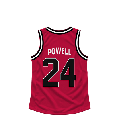 Chicago Bulls jersey keychain — Norman Powell #24. Exact saved player artwork preview.