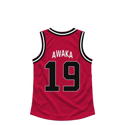 Chicago Bulls jersey keychain — Tobe Awaka #19. Exact saved player artwork preview.
