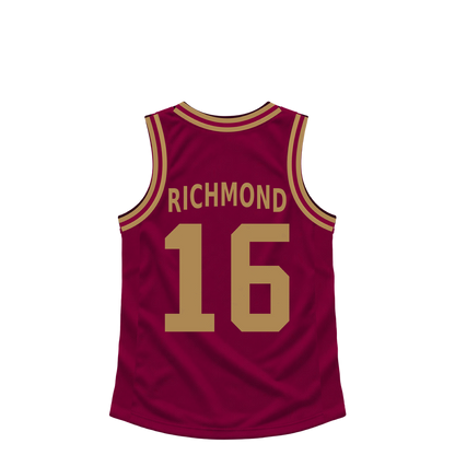 Cleveland Cavaliers jersey keychain — Kadary Richmond #16 — Earlier design. Exact saved player artwork preview.