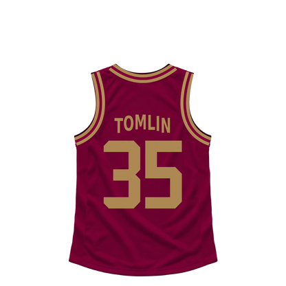 Cleveland Cavaliers jersey keychain — Nae'Qwan Tomlin #35. Exact saved player artwork preview.