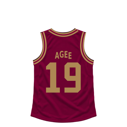 Cleveland Cavaliers jersey keychain — Rashaun Agee #19. Exact saved player artwork preview.