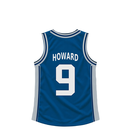 Dallas Mavericks jersey keychain — Jett Howard #9. Exact saved player artwork preview.