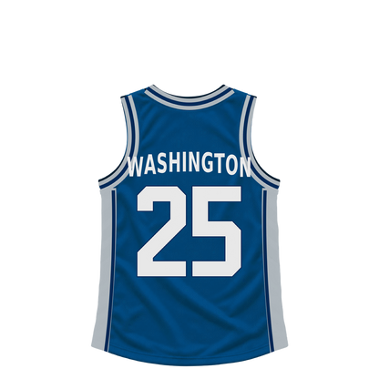 Dallas Mavericks jersey keychain — P.J. Washington #25. Exact saved player artwork preview.