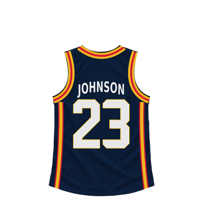 Denver Nuggets jersey keychain — Cameron Johnson #23. Exact saved player artwork preview.