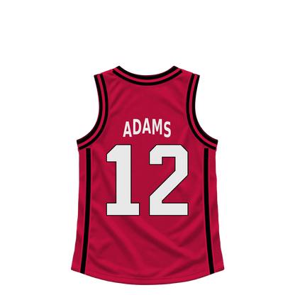 Houston Rockets jersey keychain — Steven Adams #12. Exact saved player artwork preview.