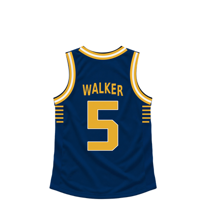 Indiana Pacers jersey keychain — Jarace Walker #5. Exact saved player artwork preview.