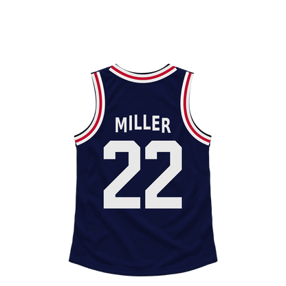 La Clippers jersey keychain — Jordan Miller #22. Exact saved player artwork preview.