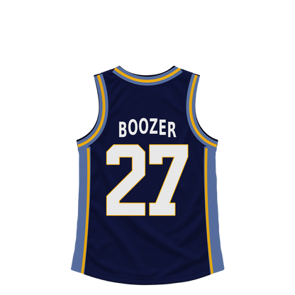 Memphis Grizzlies jersey keychain — Cameron Boozer #27. Exact saved player artwork preview.