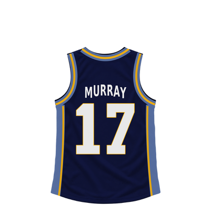 Memphis Grizzlies jersey keychain — Kris Murray #17. Exact saved player artwork preview.