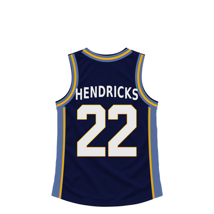 Memphis Grizzlies jersey keychain — Taylor Hendricks #22. Exact saved player artwork preview.