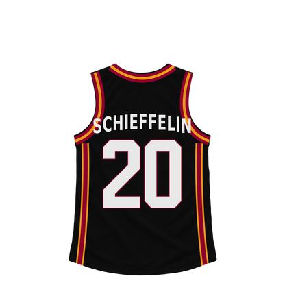Miami Heat jersey keychain — Ian Schieffelin #20 — Earlier design. Exact saved player artwork preview.