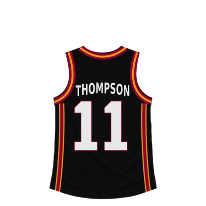Miami Heat jersey keychain — Klay Thompson #11. Exact saved player artwork preview.