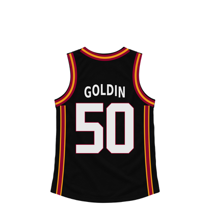 Miami Heat jersey keychain — Vladislav Goldin #50. Exact saved player artwork preview.