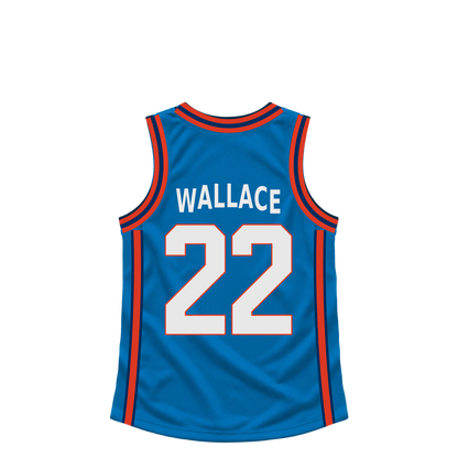 Oklahoma City Thunder jersey keychain — Cason Wallace #22. Exact saved player artwork preview.