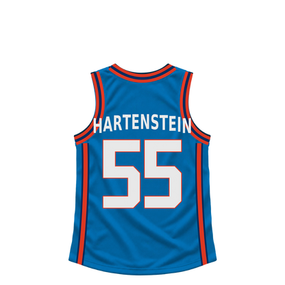 Oklahoma City Thunder jersey keychain — Isaiah Hartenstein #55. Exact saved player artwork preview.