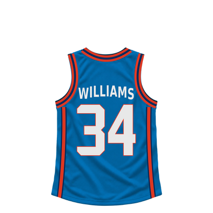 Oklahoma City Thunder jersey keychain — Kenrich Williams #34. Exact saved player artwork preview.