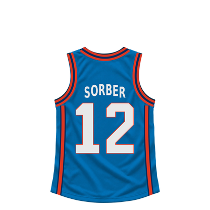 Oklahoma City Thunder jersey keychain — Thomas Sorber #12. Exact saved player artwork preview.