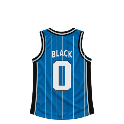 Orlando Magic jersey keychain — Anthony Black #0. Exact saved player artwork preview.