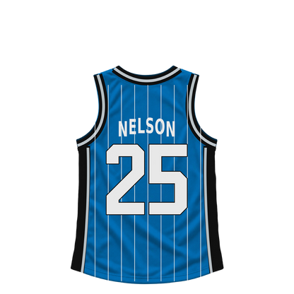 Orlando Magic jersey keychain — Izaiyah Nelson #25. Exact saved player artwork preview.