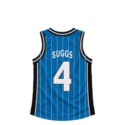 Orlando Magic jersey keychain — Jalen Suggs #4. Exact saved player artwork preview.
