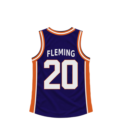 Phoenix Suns jersey keychain — Rasheer Fleming #20. Exact saved player artwork preview.