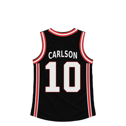 Portland Trail Blazers jersey keychain — Branden Carlson #10. Exact saved player artwork preview.