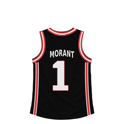 Portland Trail Blazers jersey keychain — Ja Morant #1. Exact saved player artwork preview.