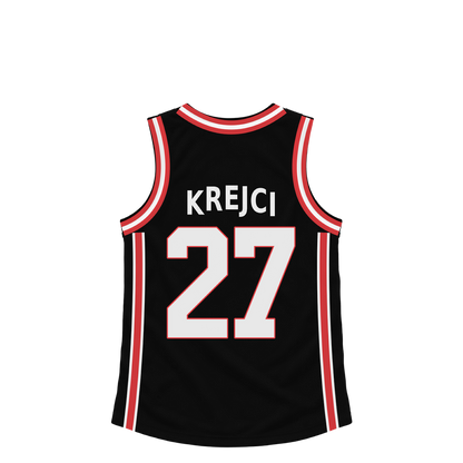 Portland Trail Blazers jersey keychain — Vit Krejci #27. Exact saved player artwork preview.