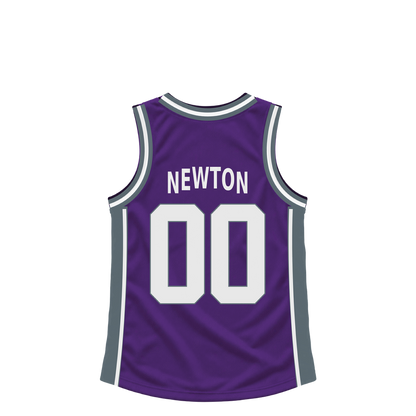 Sacramento Kings jersey keychain — Tristen Newton #00. Exact saved player artwork preview.
