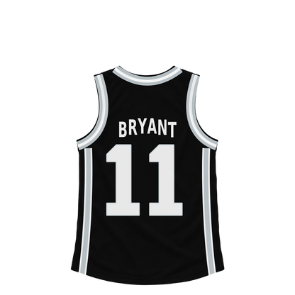San Antonio Spurs jersey keychain — Carter Bryant #11. Exact saved player artwork preview.