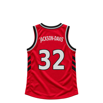 Toronto Raptors jersey keychain — Trayce Jackson-Davis #32. Exact saved player artwork preview.