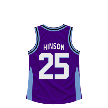 Utah Jazz jersey keychain — Blake Hinson #25. Exact saved player artwork preview.