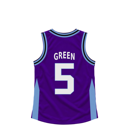 Utah Jazz jersey keychain — Josh Green #5. Exact saved player artwork preview.