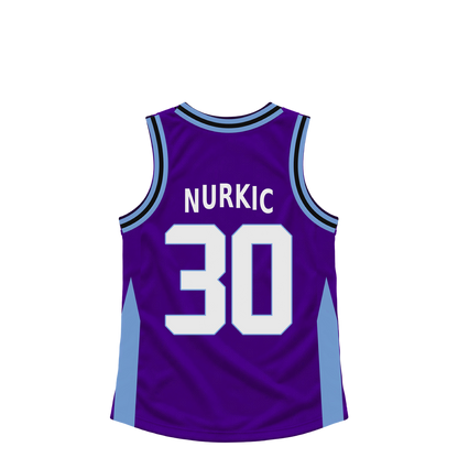 Utah Jazz jersey keychain — Jusuf Nurkic #30. Exact saved player artwork preview.