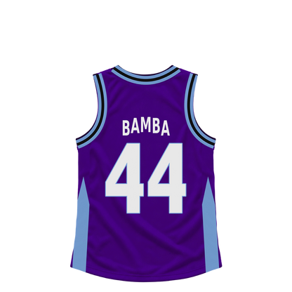 Utah Jazz jersey keychain — Mo Bamba #44. Exact saved player artwork preview.