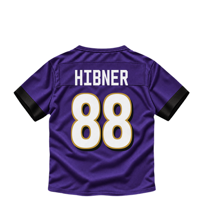 Baltimore Ravens jersey keychain — Matt Hibner #88. Exact saved player artwork preview.