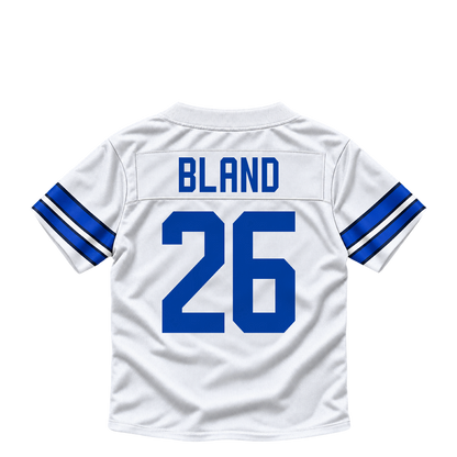 Dallas Cowboys jersey keychain — DaRon Bland #26. Exact saved player artwork preview.