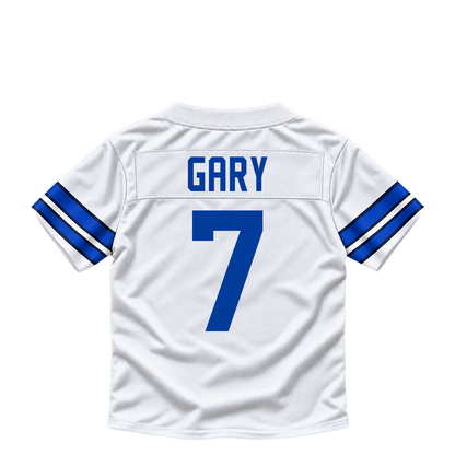 Dallas Cowboys jersey keychain — Rashan Gary #7. Exact saved player artwork preview.
