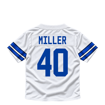 Dallas Cowboys jersey keychain — Von Miller #40. Exact saved player artwork preview.
