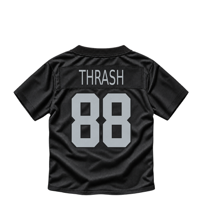 Las Vegas Raiders jersey keychain — Jamari Thrash #88. Exact saved player artwork preview.