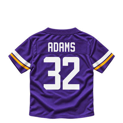 Minnesota Vikings jersey keychain — Jamal Adams #32. Exact saved player artwork preview.