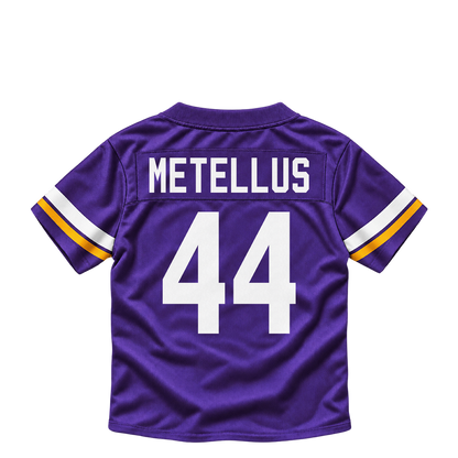 Minnesota Vikings jersey keychain — Joshua Metellus #44. Exact saved player artwork preview.
